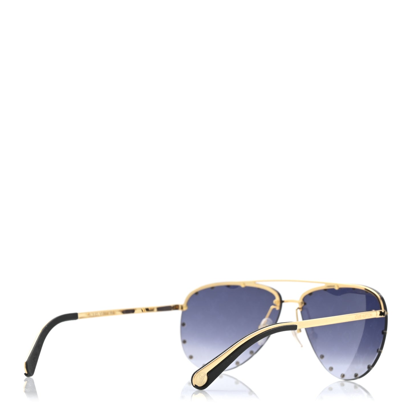 Monogram The Party Aviator Sunglasses Z1365U Gold