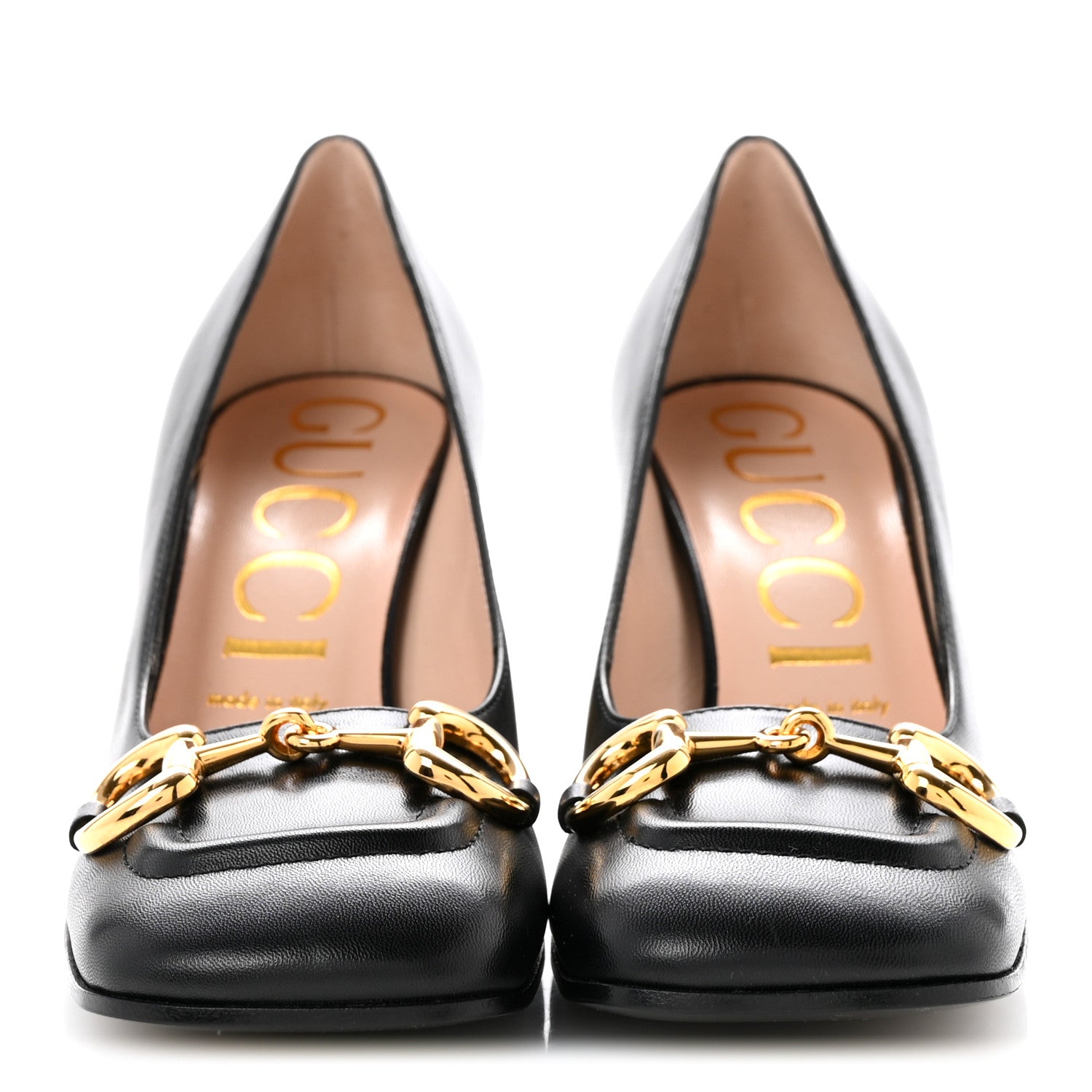 Gucci Malaga Kid Horsebit 75mm Pumps 38.5 Black 3 of 10