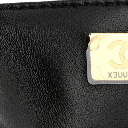 Chanel Caviar Quilted Retro Mini Twist Top Handle Clutch Flap Black 7 of 10