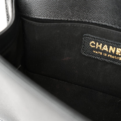 Chanel Caviar Quilted Small Boy Flap Black 12 of 14