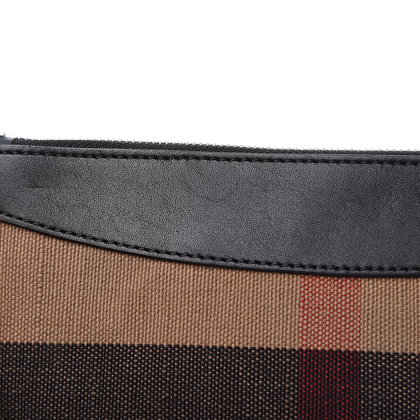 Mega Check Peyton Crossbody Clutch Bag Black