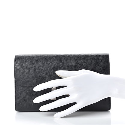 Hermes Epsom Constance Long Wallet Black 2 of 10