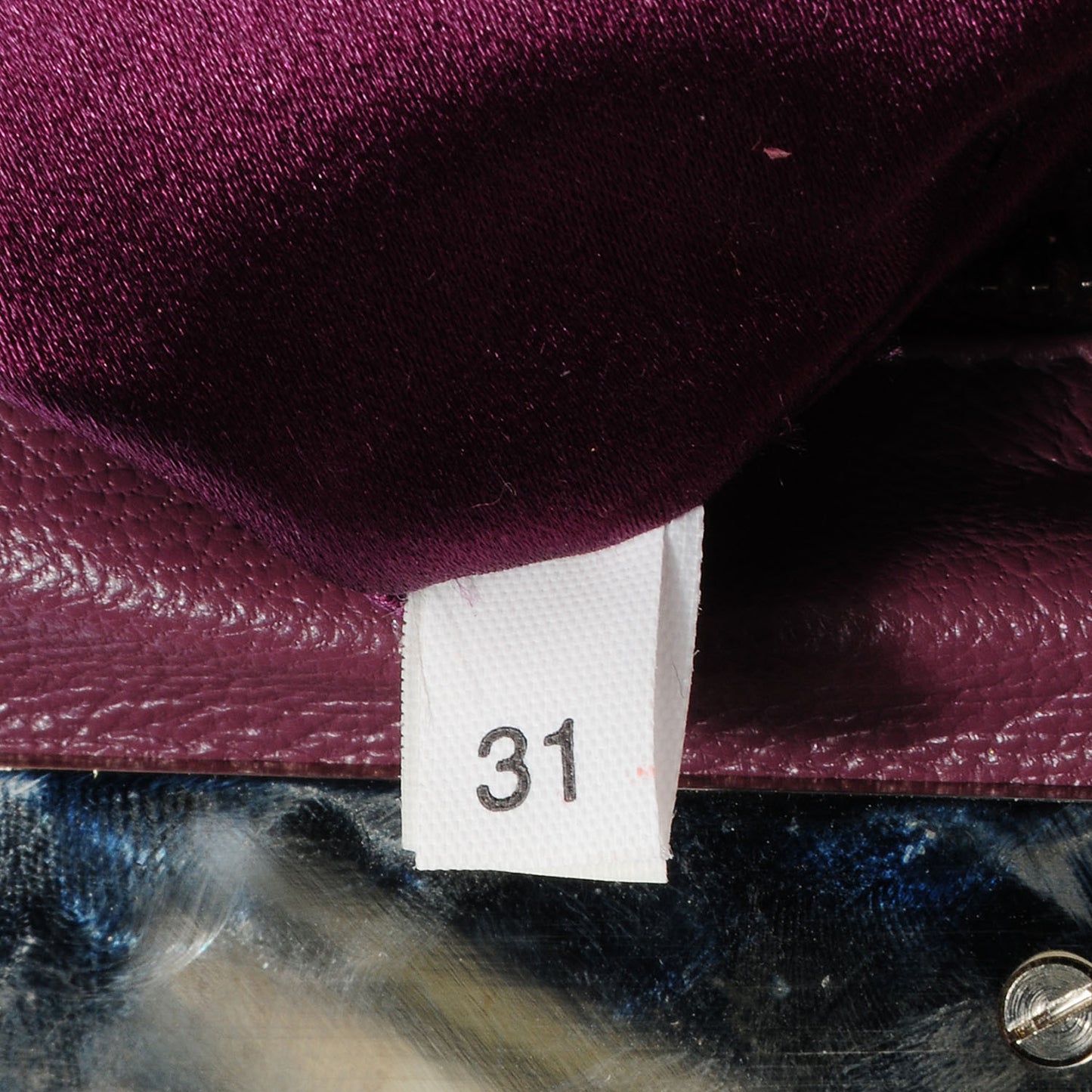 Python Lizard Frame Clutch Bag Purple