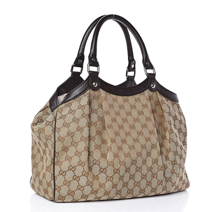 Gucci Monogram Medium Sukey Tote Dark Brown 3 of 10