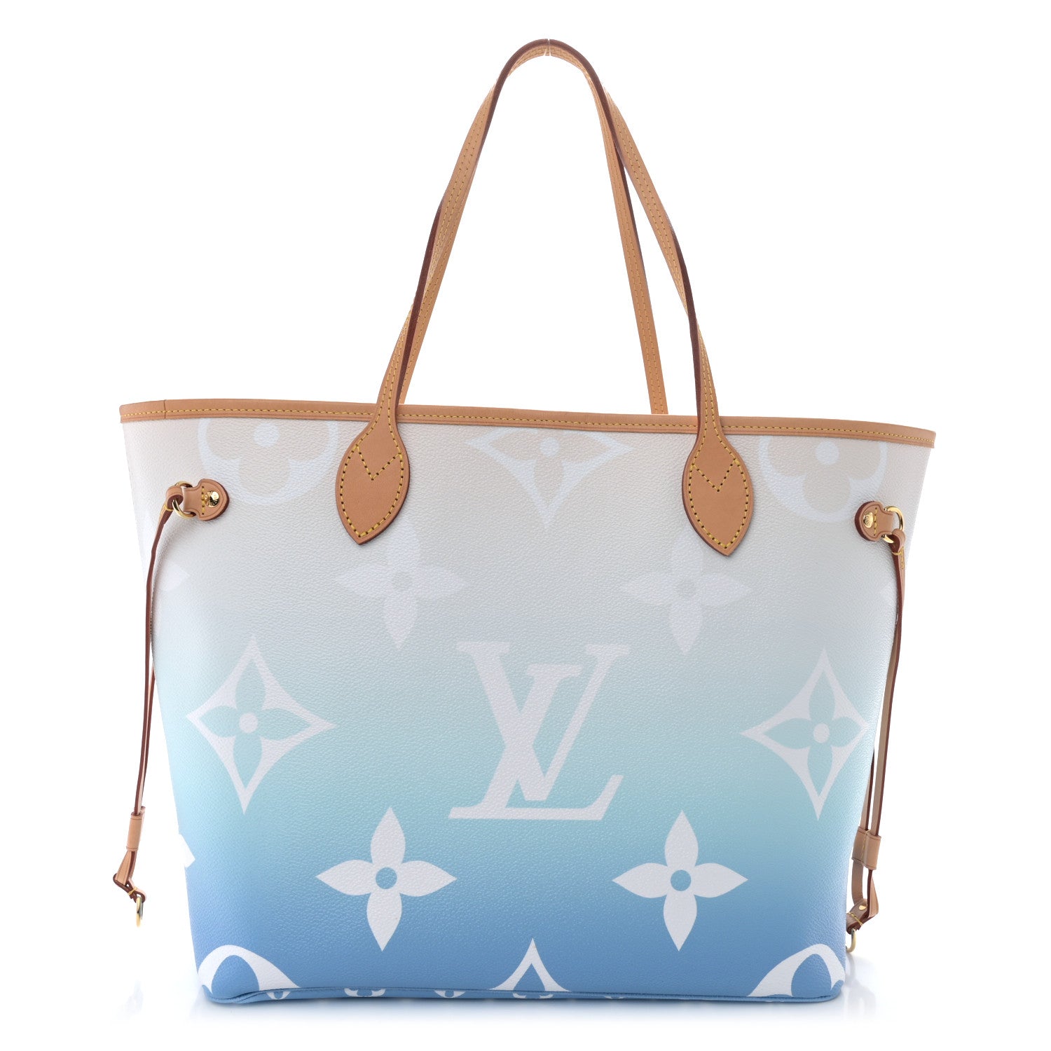 Louis Vuitton Monogram Giant By The Pool Neverfull MM Blue 1 of 10