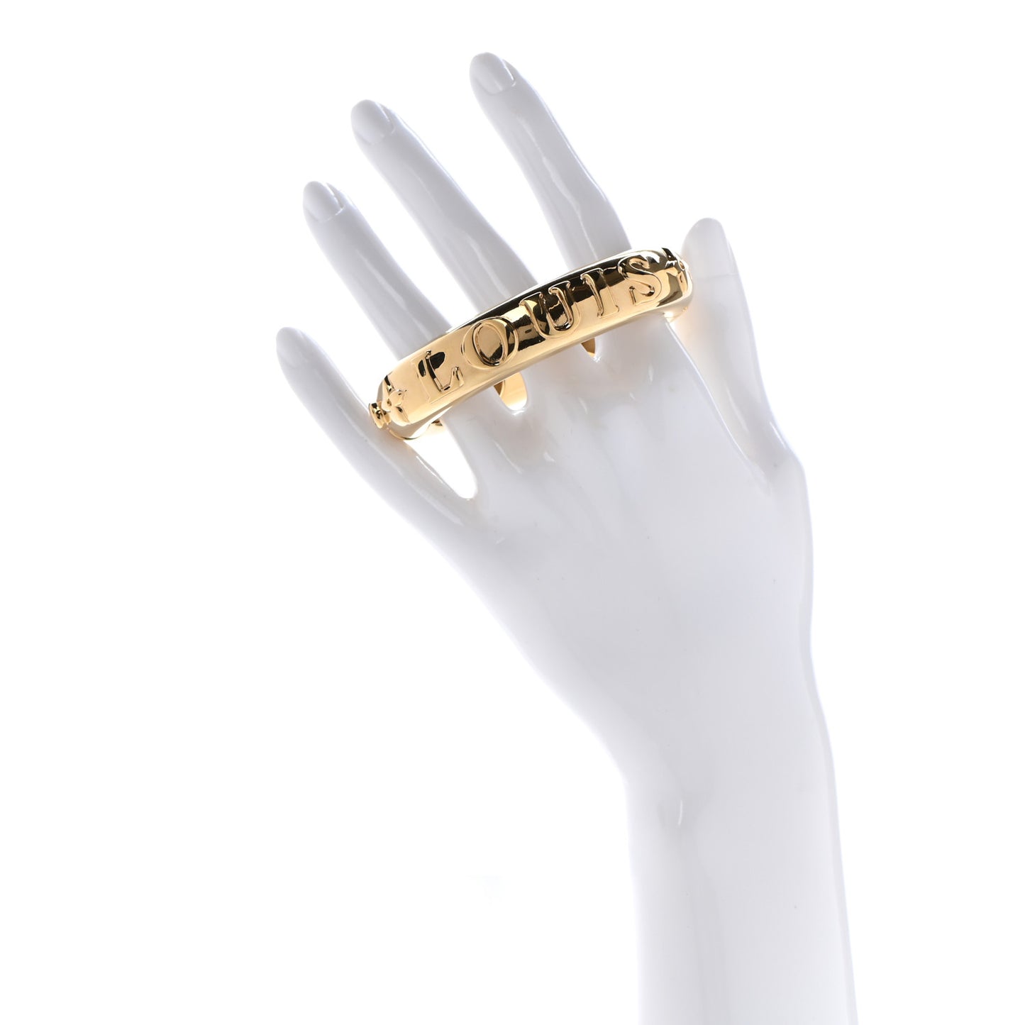 Brass Family Bangle Bracelet S Gold