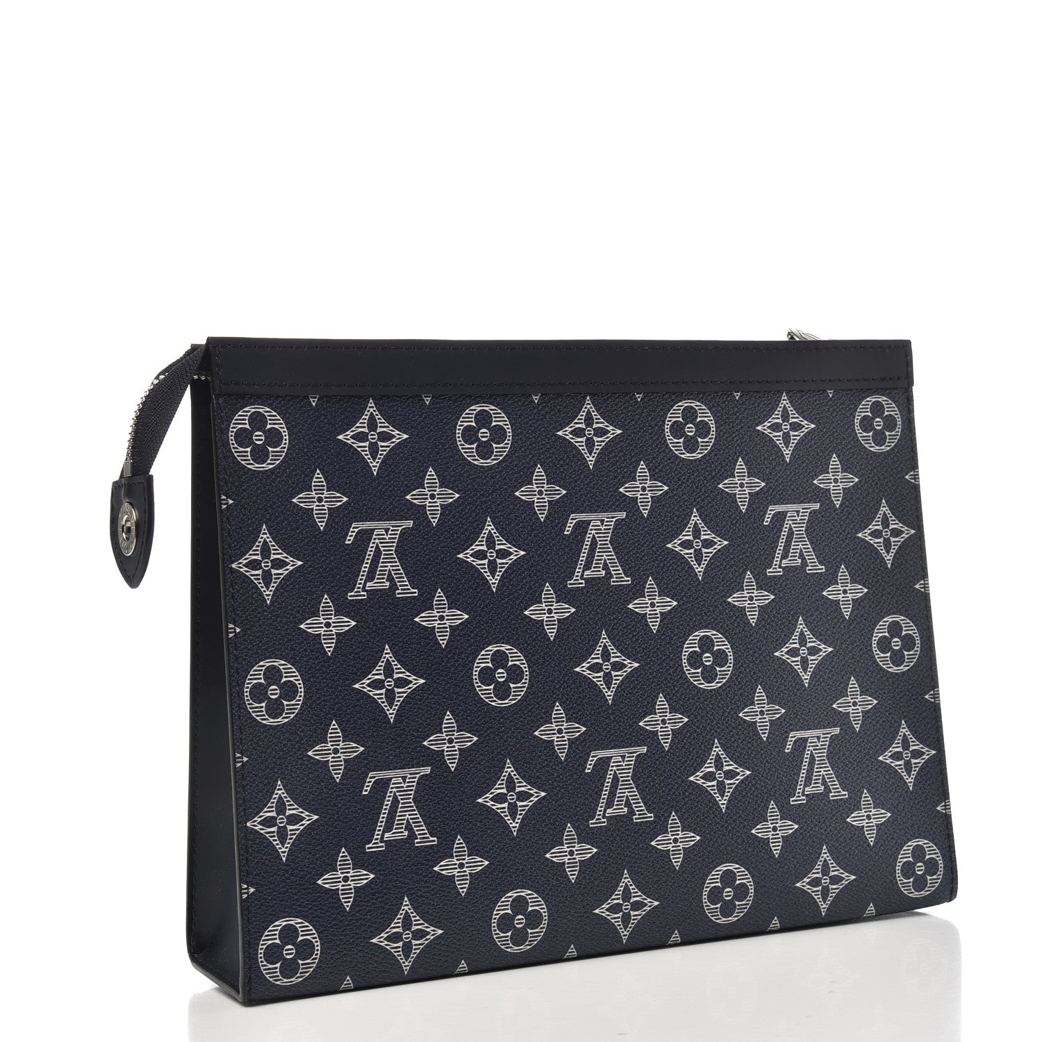 Louis Vuitton Savane Monogram Chapman Lion Pochette Voyage MM Ink 3 of 6