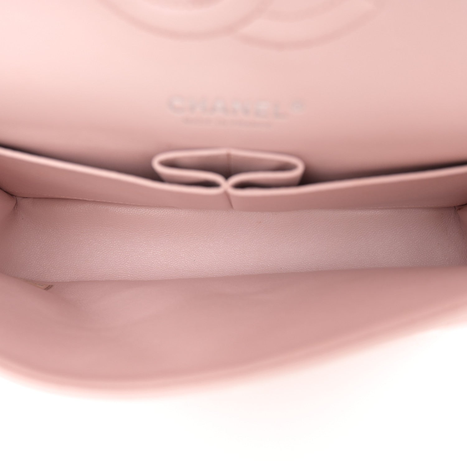 Chanel Lambskin Quilted Medium Double Flap Light Pink 5 of 10