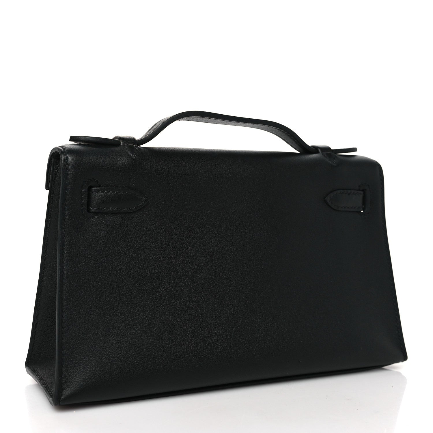 Hermes Swift Kelly Pochette Clutch Black 3 of 11