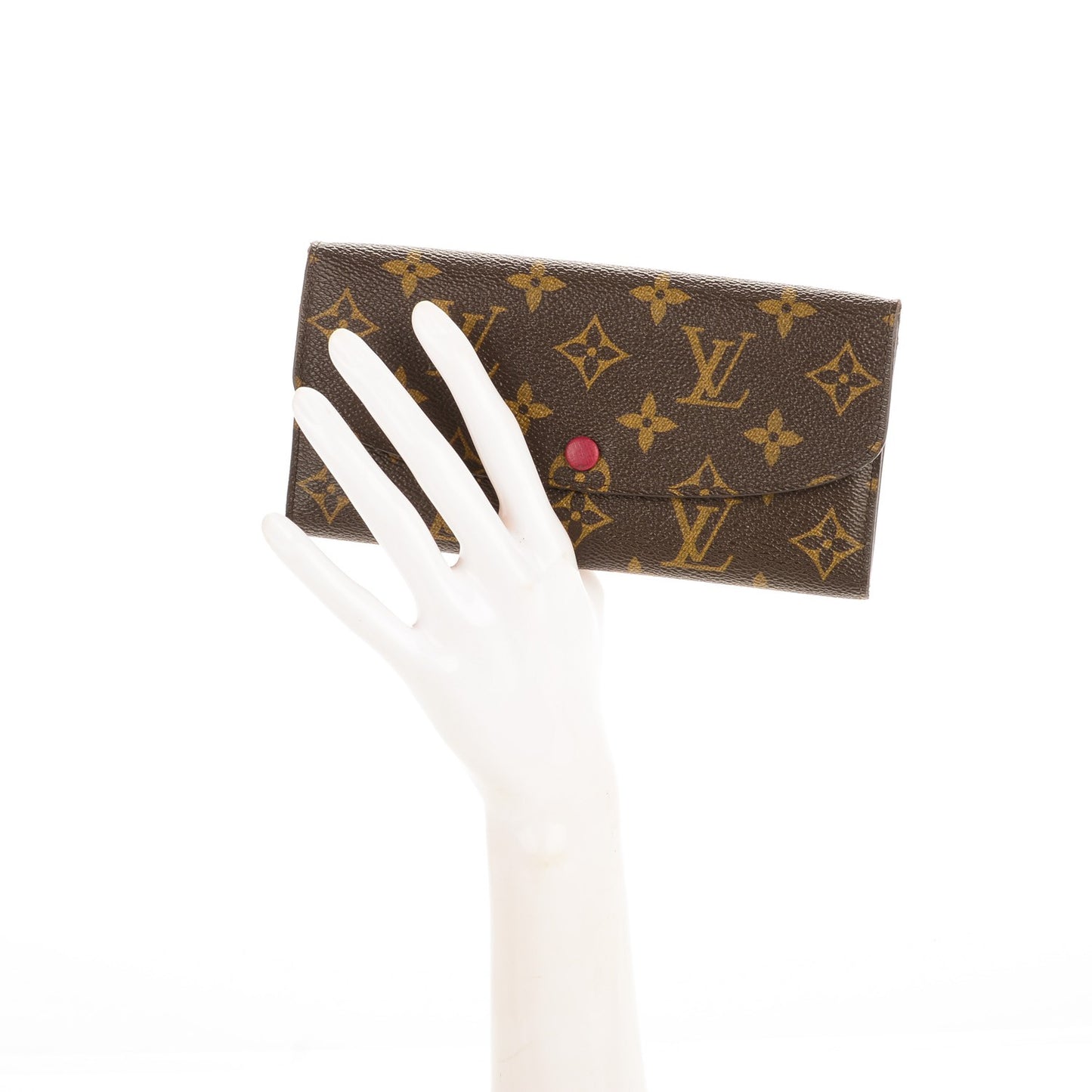 Monogram Emilie Wallet Fuchsia