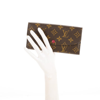 Louis Vuitton Monogram Emilie Wallet Fuchsia 2 of 7