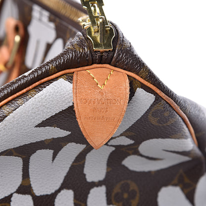 Louis Vuitton Graffiti Keepall 50 Silver 6 of 16