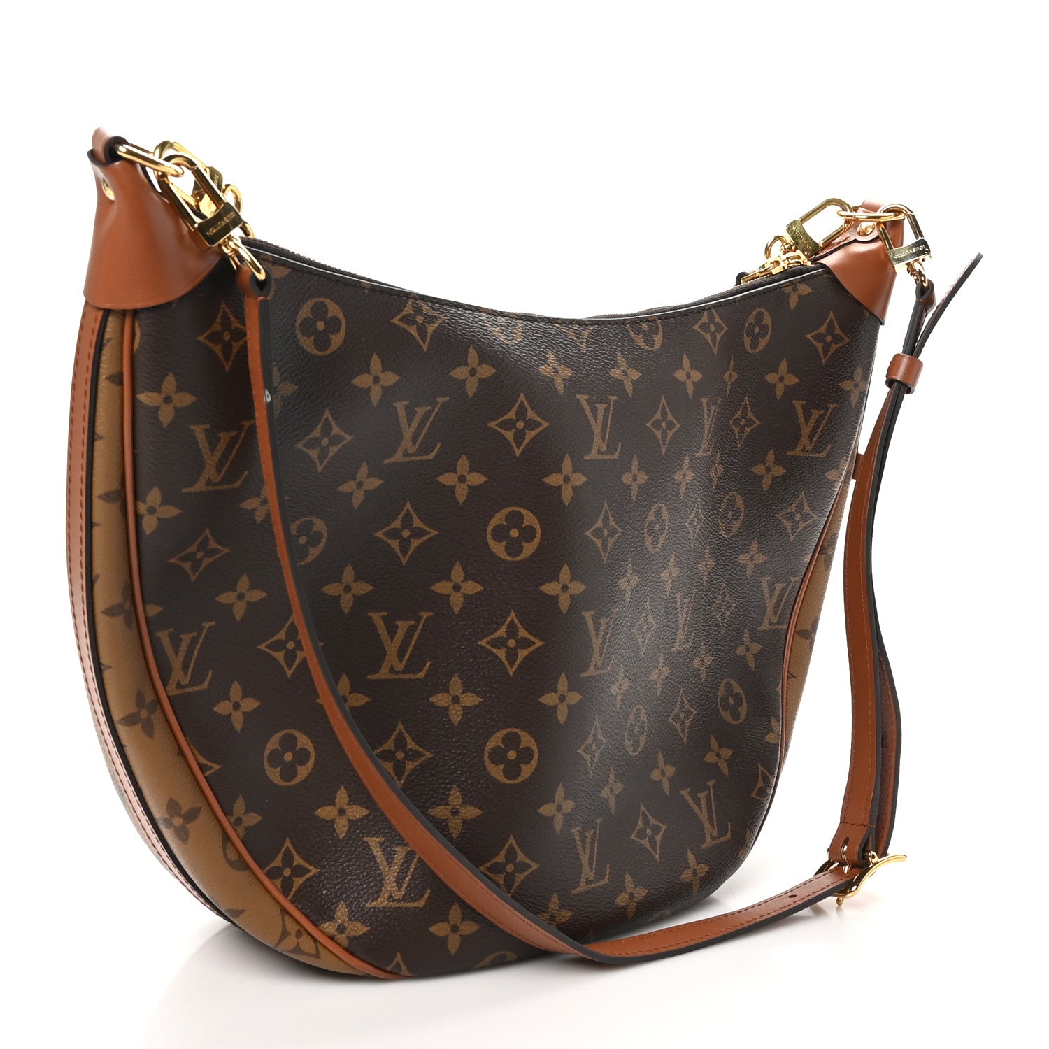 Louis Vuitton Reverse Monogram Loop Hobo 2 of 9