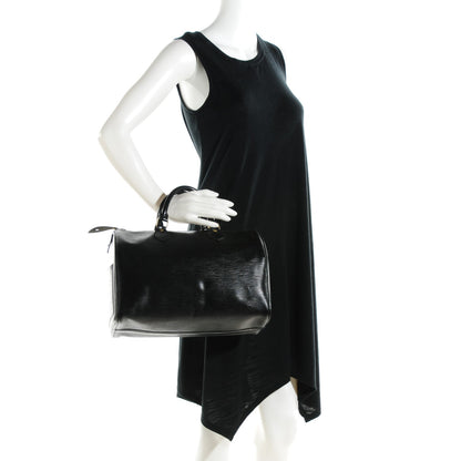 Louis Vuitton Epi Speedy 30 Black 2 of 7