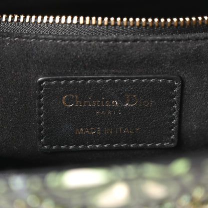 Christian Dior Smooth Calfskin Beaded Animals Medium Lady Dior Black Multicolor 6 of 10