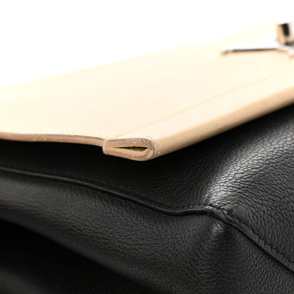 Louis Vuitton Soft Calfskin Lockme II Top Handle Vanille Black 17 of 23