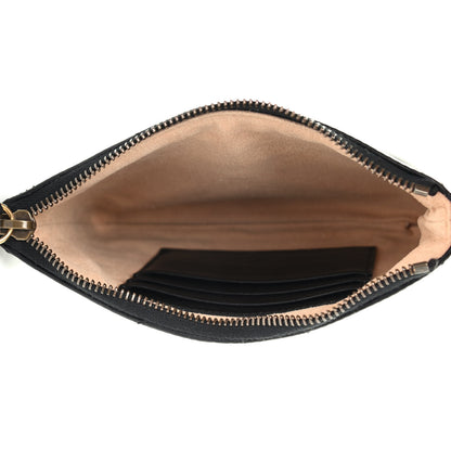 Gucci Calfskin Matelasse GG Marmont Wrist Wallet Black 4 of 4