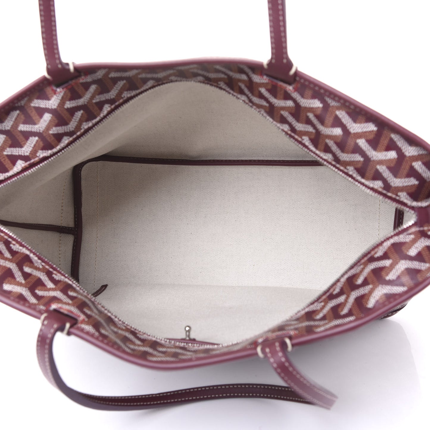 Goyardine Artois PM Burgundy