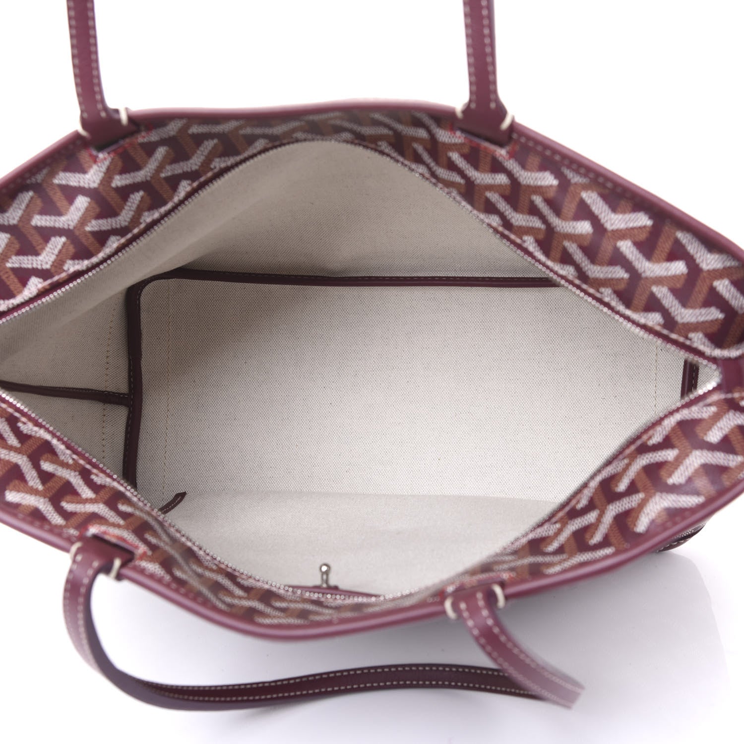 Goyard Goyardine Artois PM Burgundy 4 of 10