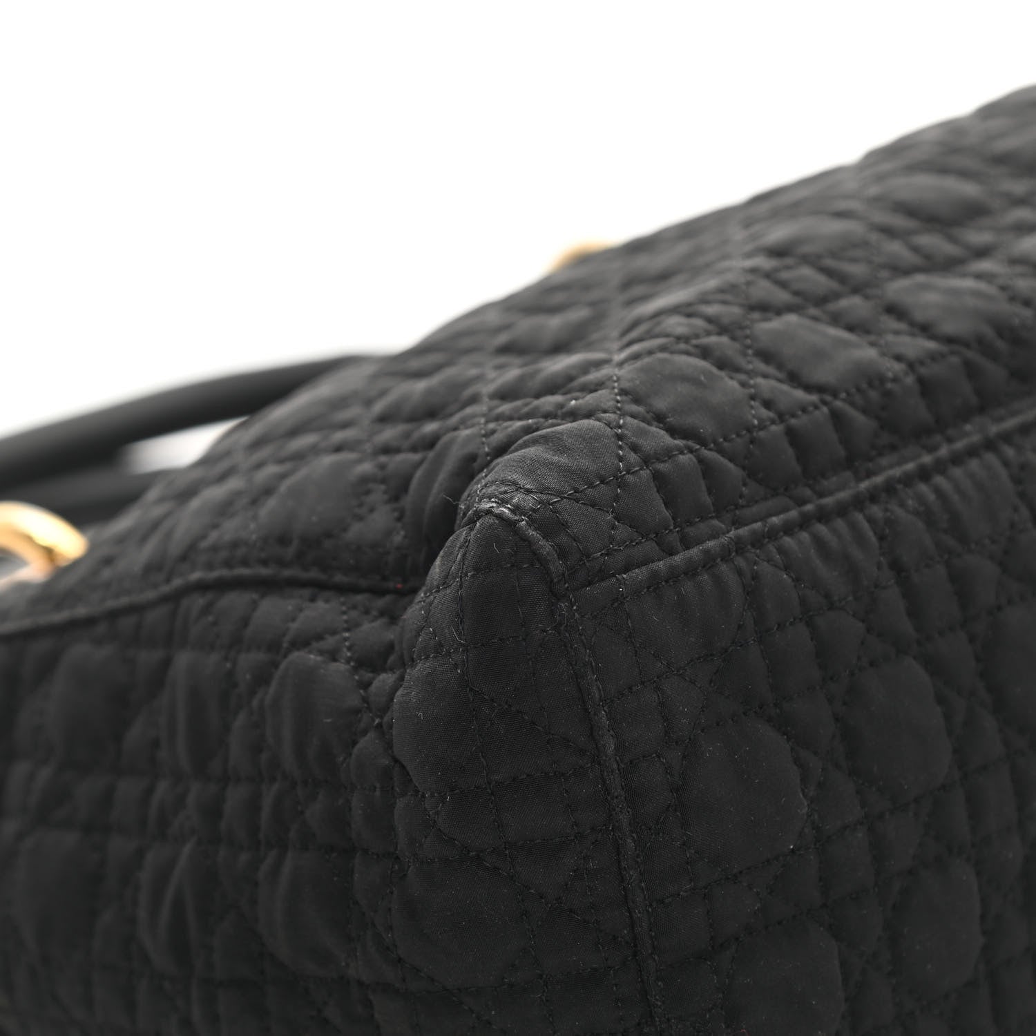 Christian Dior Nylon Cannage Medium Lady Dior Black 9 of 15