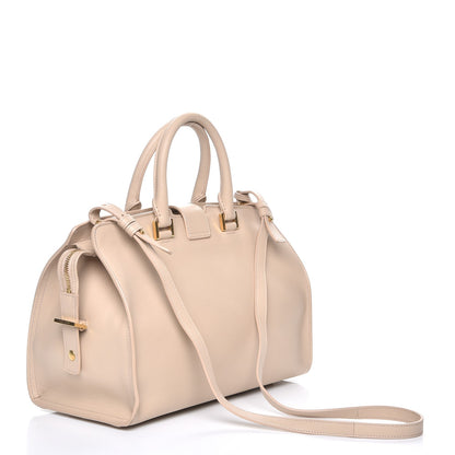 Saint Laurent Calfskin Small Classic Y Cabas Beige 4 of 9