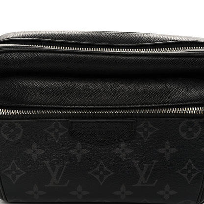 Louis Vuitton Taiga Monogram Eclipse Outdoor Bum Bag Black 7 of 9