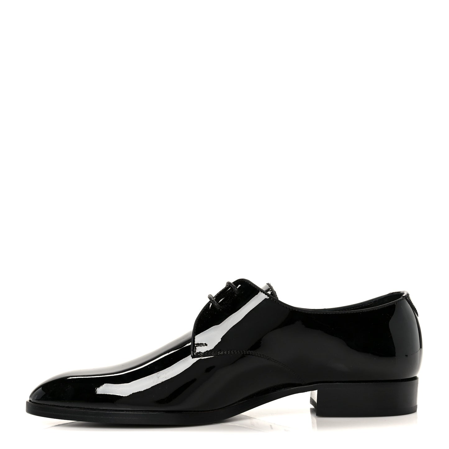 Patent Baltimora Lace Up Derby Shoes 39.5 Black