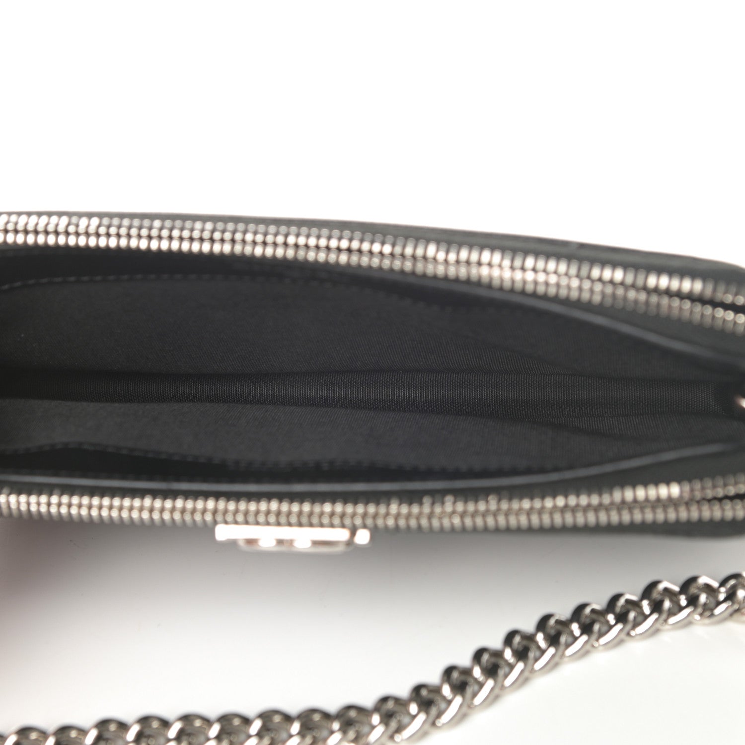 Chanel Caviar Quilted Small Boy Clutch With Chain Black 6 of 14