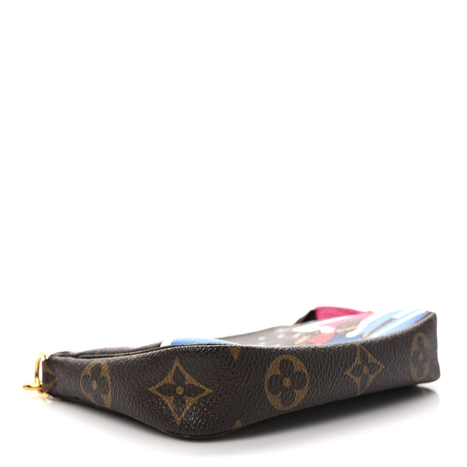 Louis Vuitton Monogram 2018 Christmas Animation Mini Bears Pochette Accessories 4 of 6