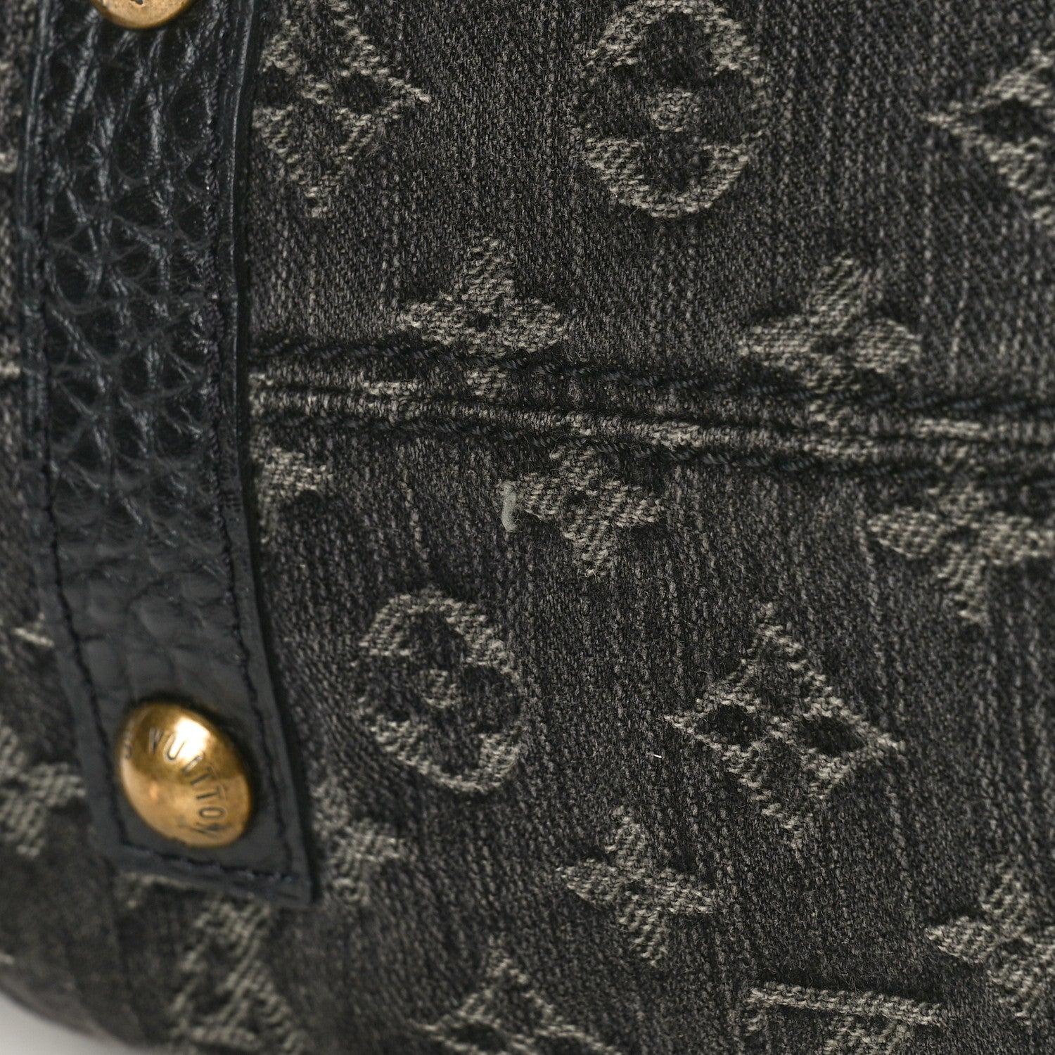 Louis Vuitton Denim Neo Cabby MM Black 10 of 13