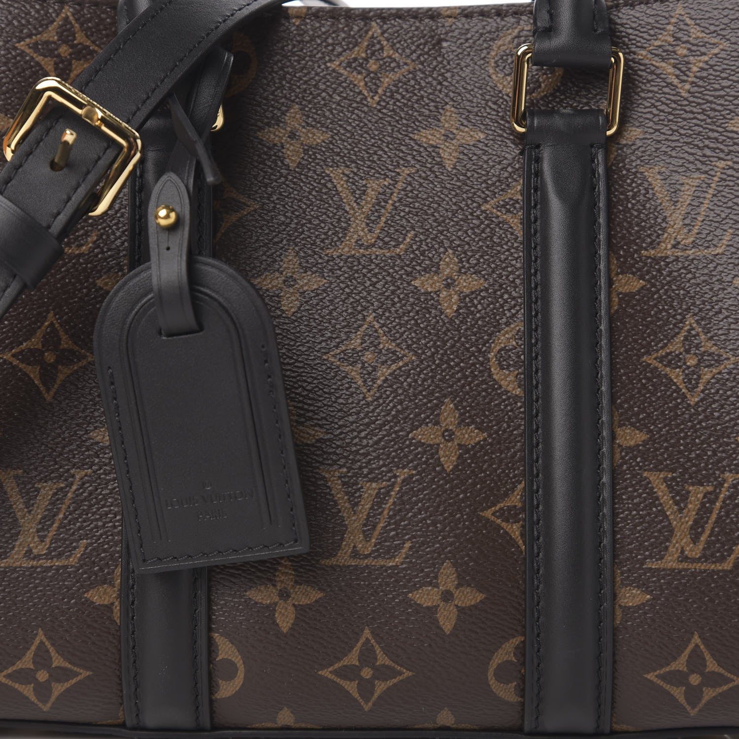 Louis Vuitton Monogram Soufflot BB Black 9 of 10