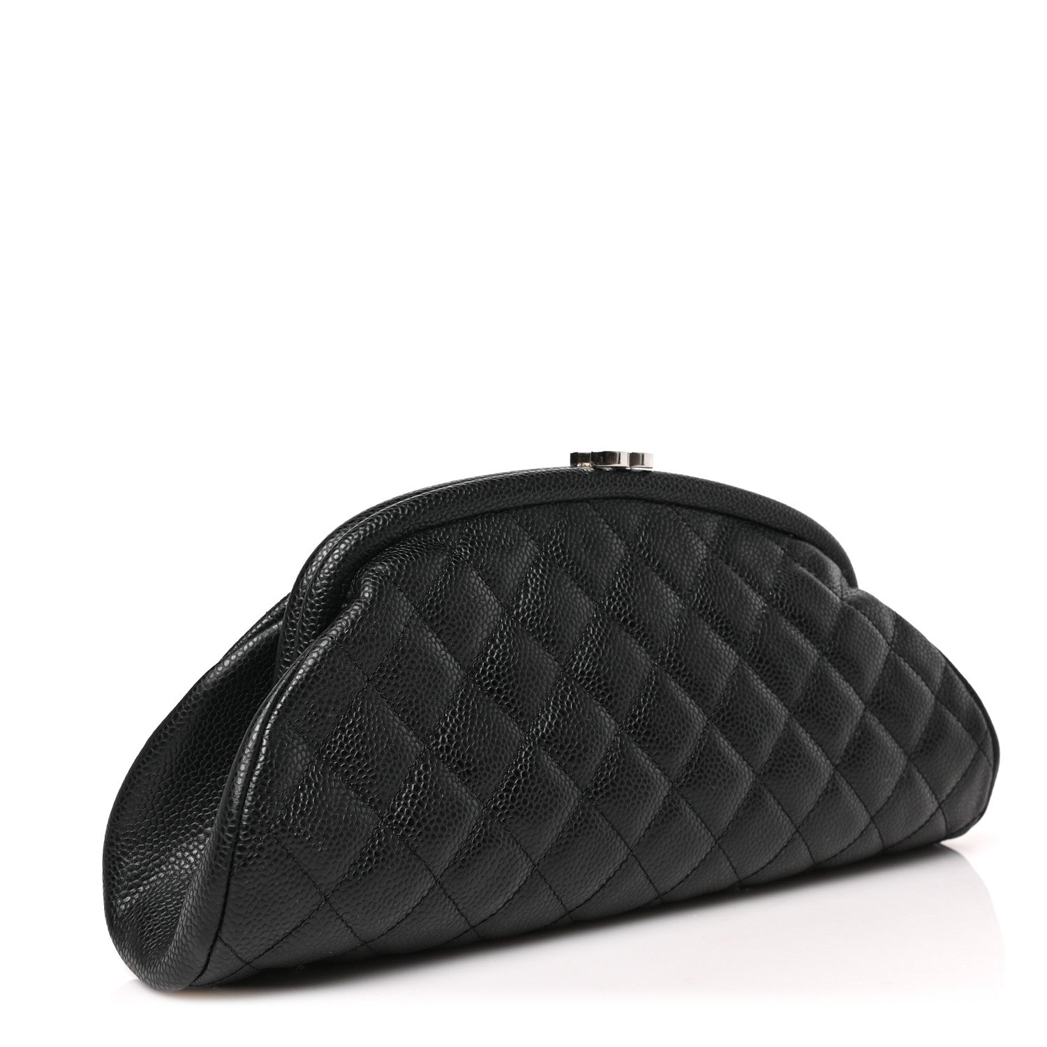 Chanel Caviar Quilted Timeless Clutch Black 3 of 8
