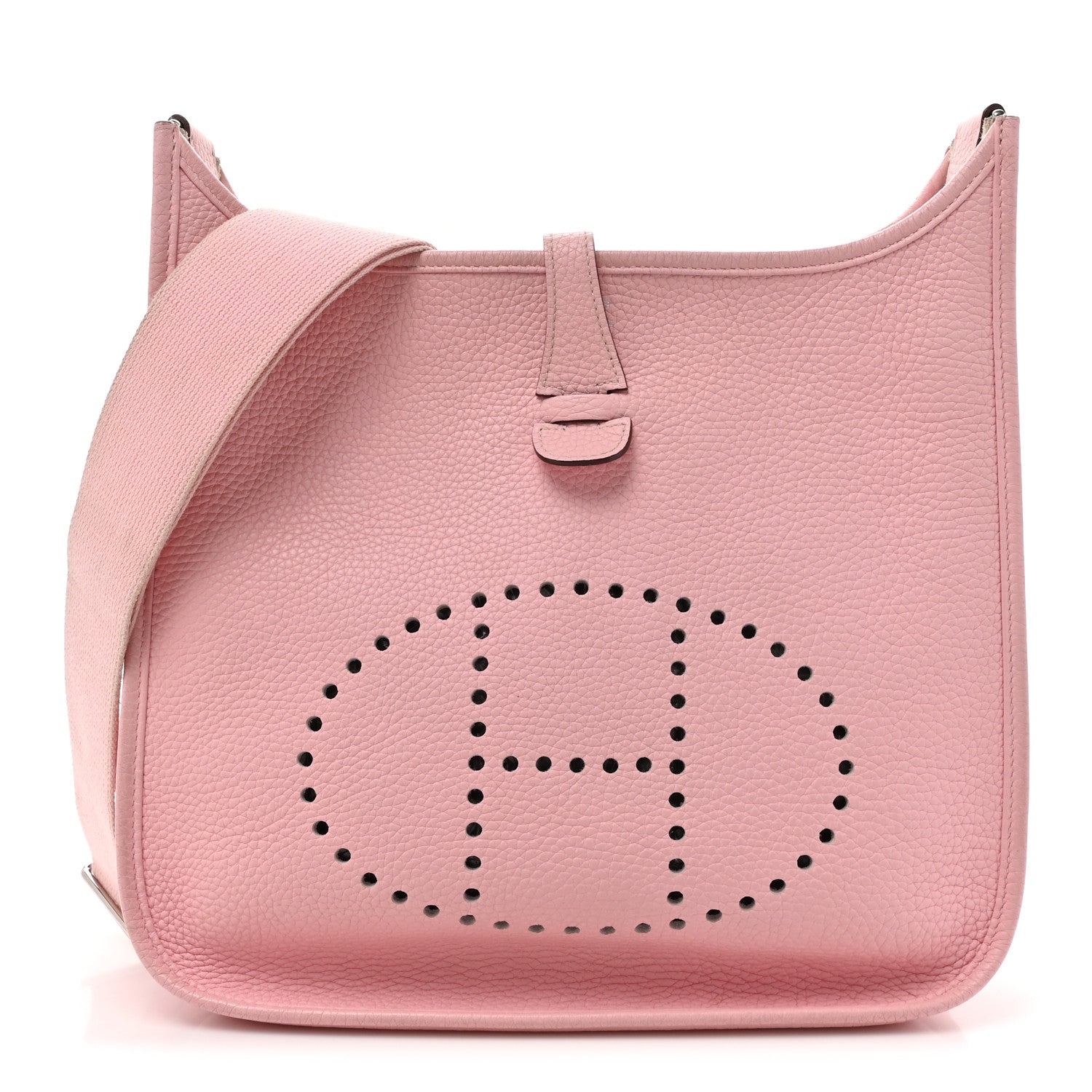 Hermes Taurillon Clemence Evelyne III PM Rose Sakura 1 of 19