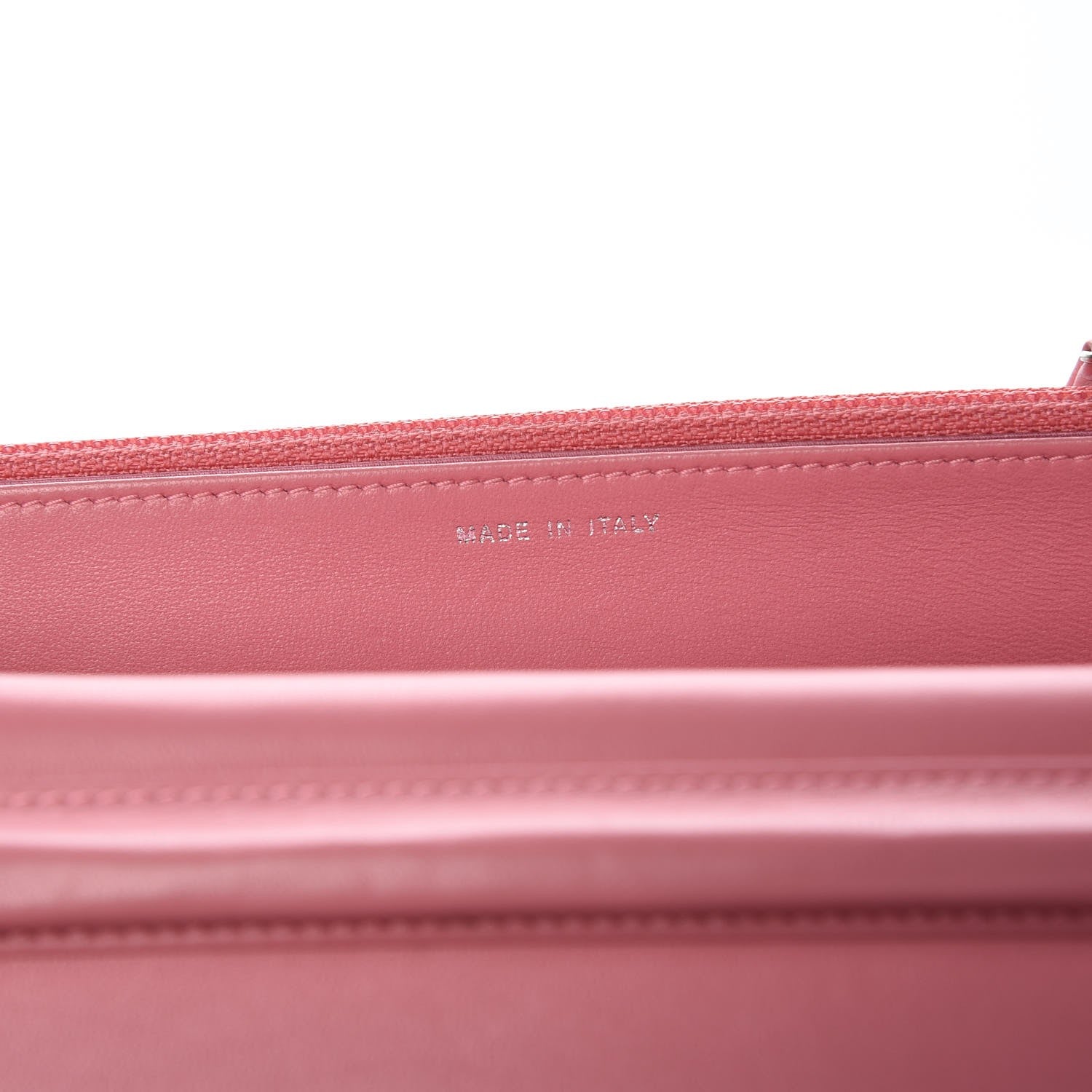 Chanel Lambskin Camellia Embossed Wallet On Chain WOC Pink 7 of 13