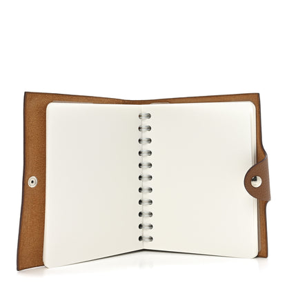 Hermes Togo Ulysse PM Notebook Cover  Gold 5 of 6