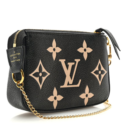Louis Vuitton Empreinte Monogram Giant Mini Pochette Accessories Black 3 of 9