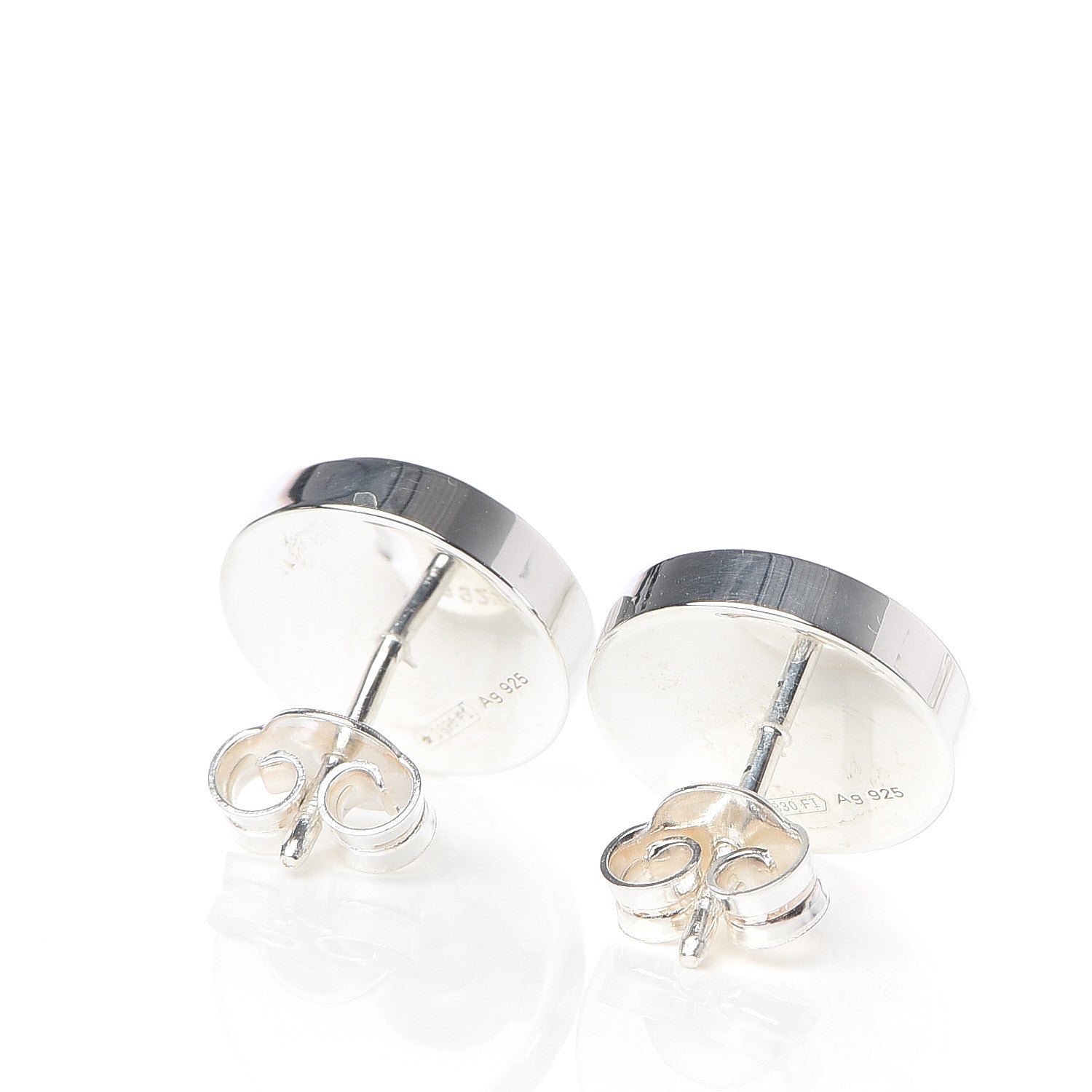 Gucci Sterling Silver Round Stud Earrings 3 of 5
