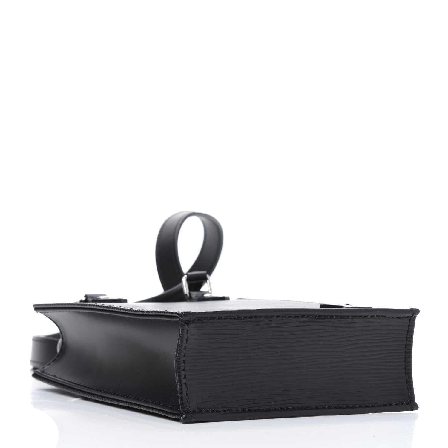 Louis Vuitton Epi Petit Sac Plat Black 4 of 10