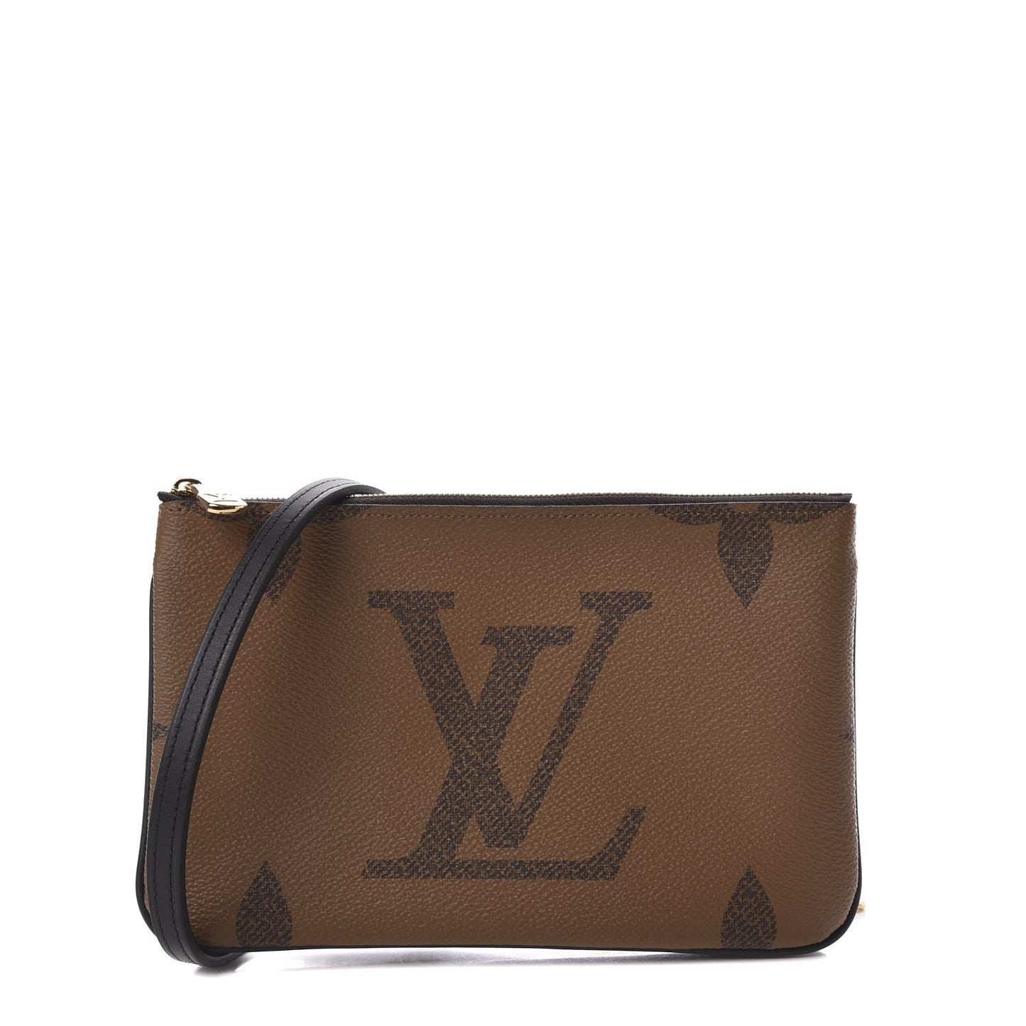 Reverse Monogram Giant Double Zip Pochette