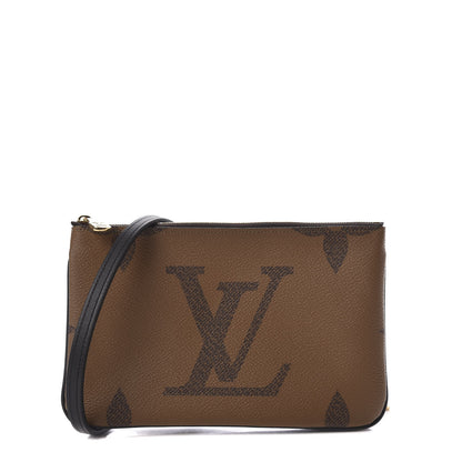 Louis Vuitton Reverse Monogram Giant Double Zip Pochette 1 of 11