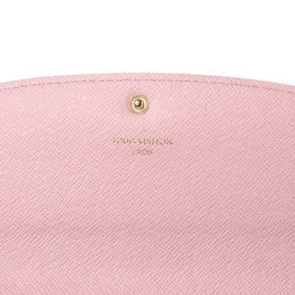 Louis Vuitton Monogram Emilie Wallet Rose Ballerine 6 of 10