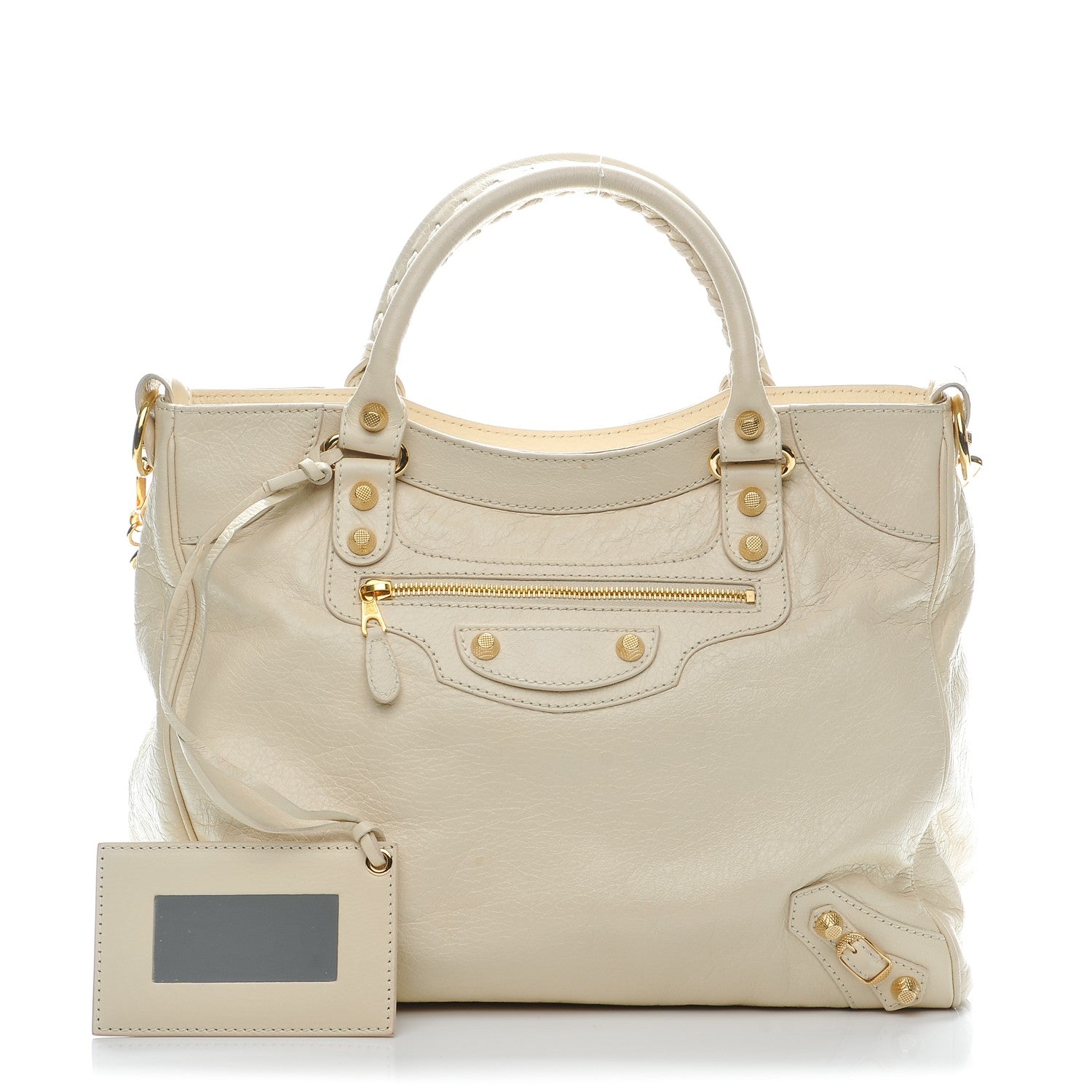 Balenciaga Agneau Giant 12 Gold Hardware Velo Blanc Creme Light Craie 1 of 9