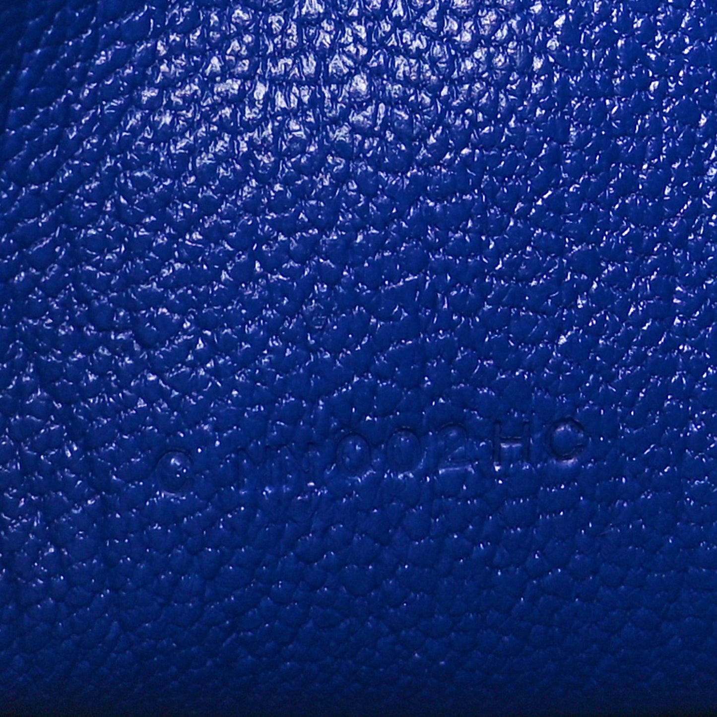 Chevre Mysore Clic 16 Wallet Bleu Electrique
