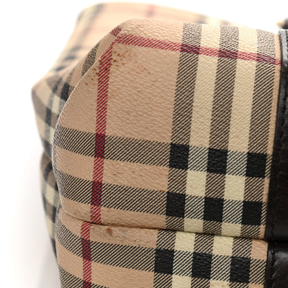 Burberry Haymarket Check Tote Chocolate 7 of 16