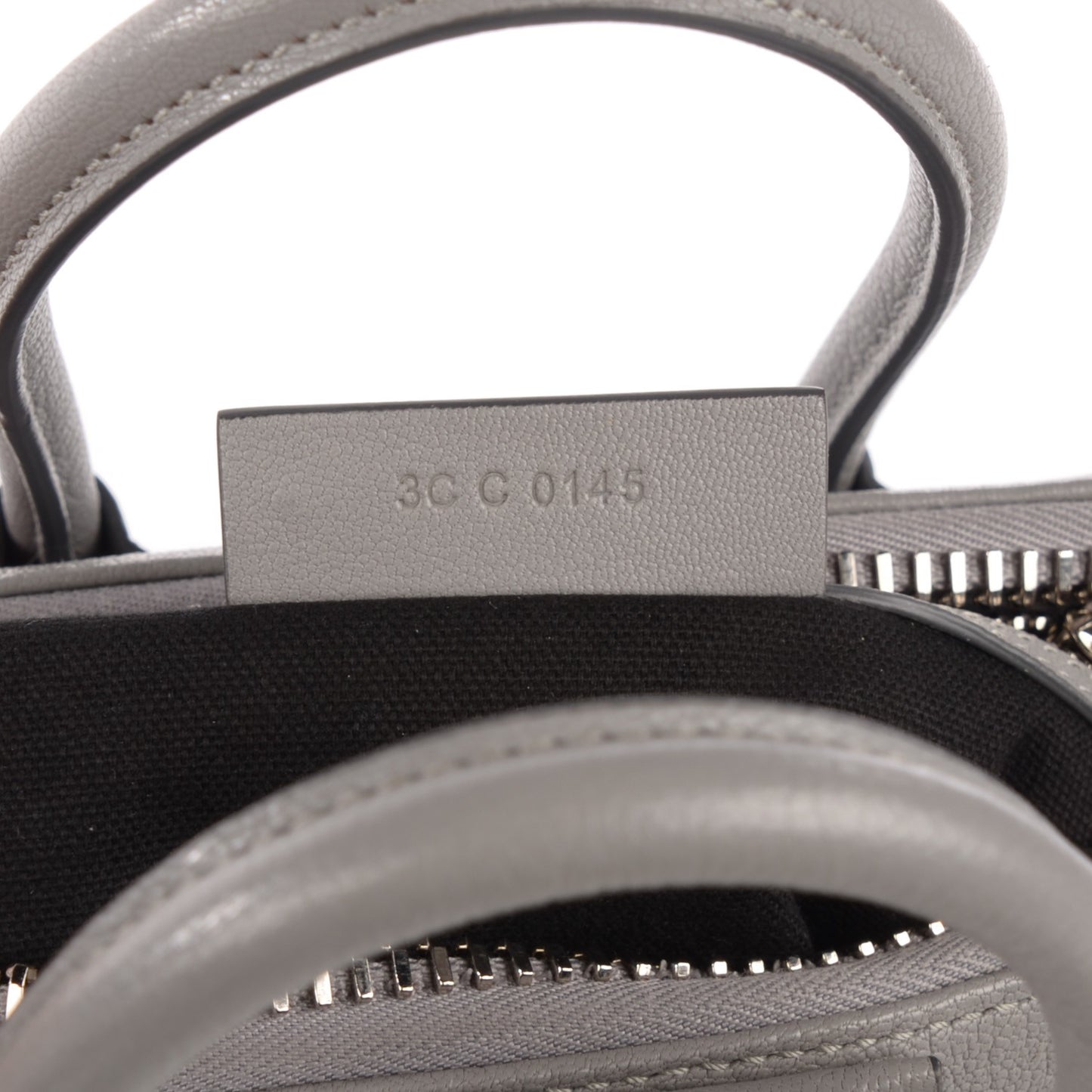 Sugar Goatskin Mini Antigona Grey