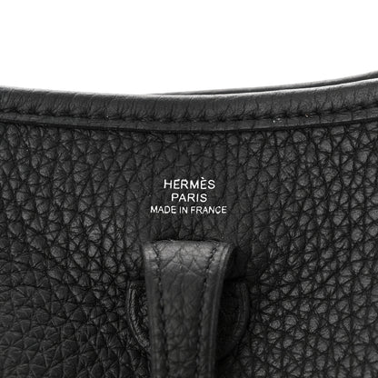 Hermes Taurillon Clemence Evelyne TPM Black 6 of 11