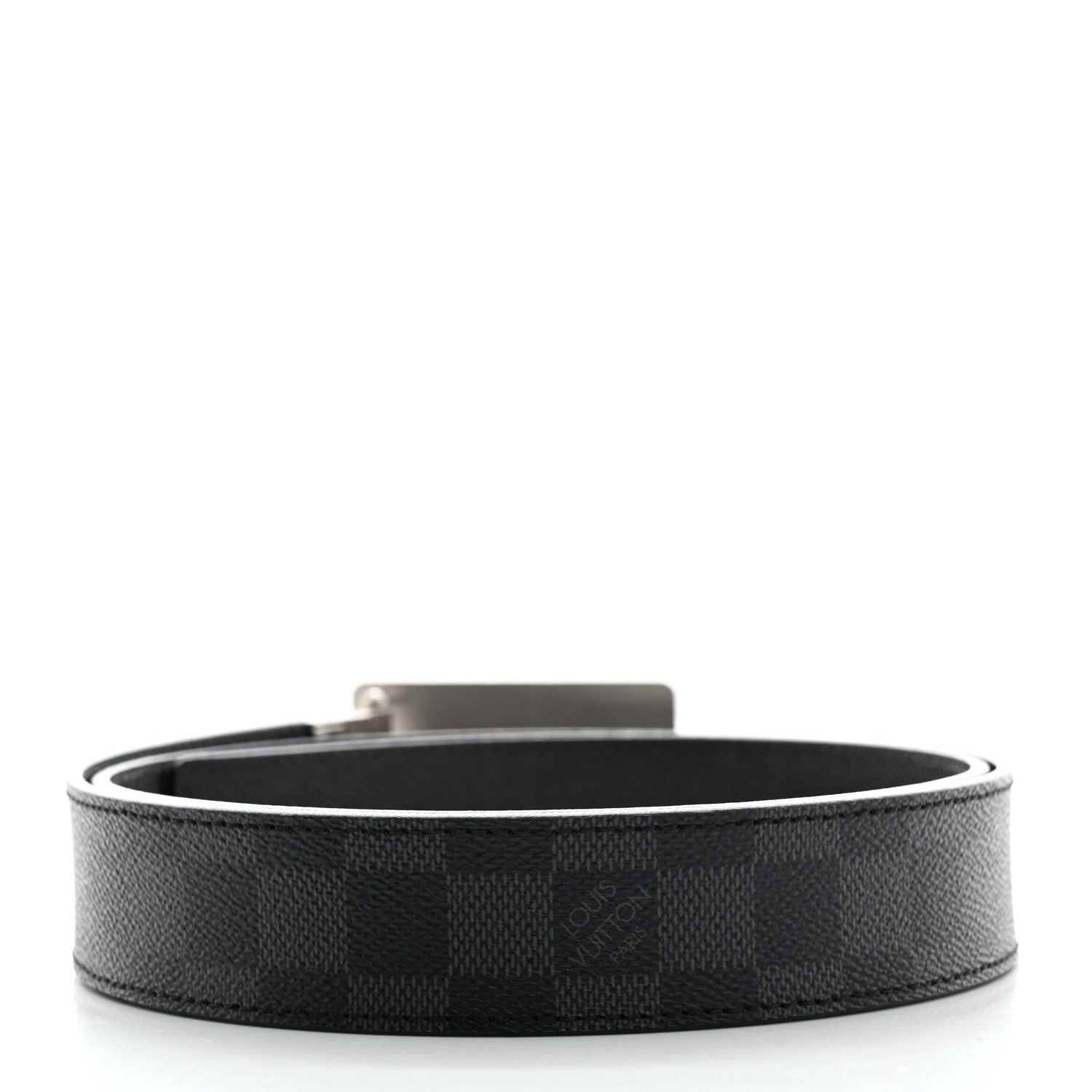 Louis Vuitton Damier Graphite 35mm LV Inventeur Reversible Belt  100 40 3 of 6