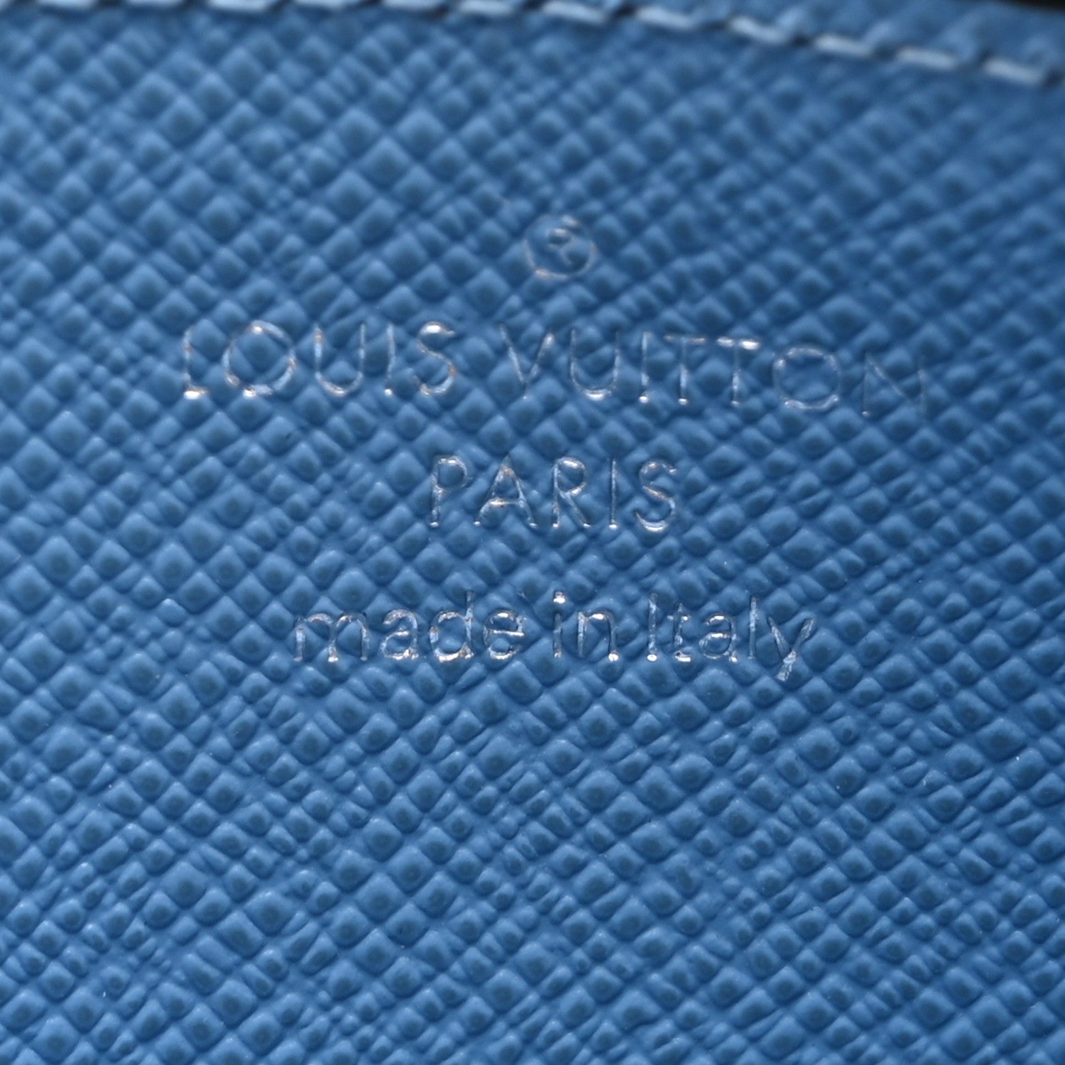 Louis Vuitton Taigarama Coin Card Holder Blue 6 of 8