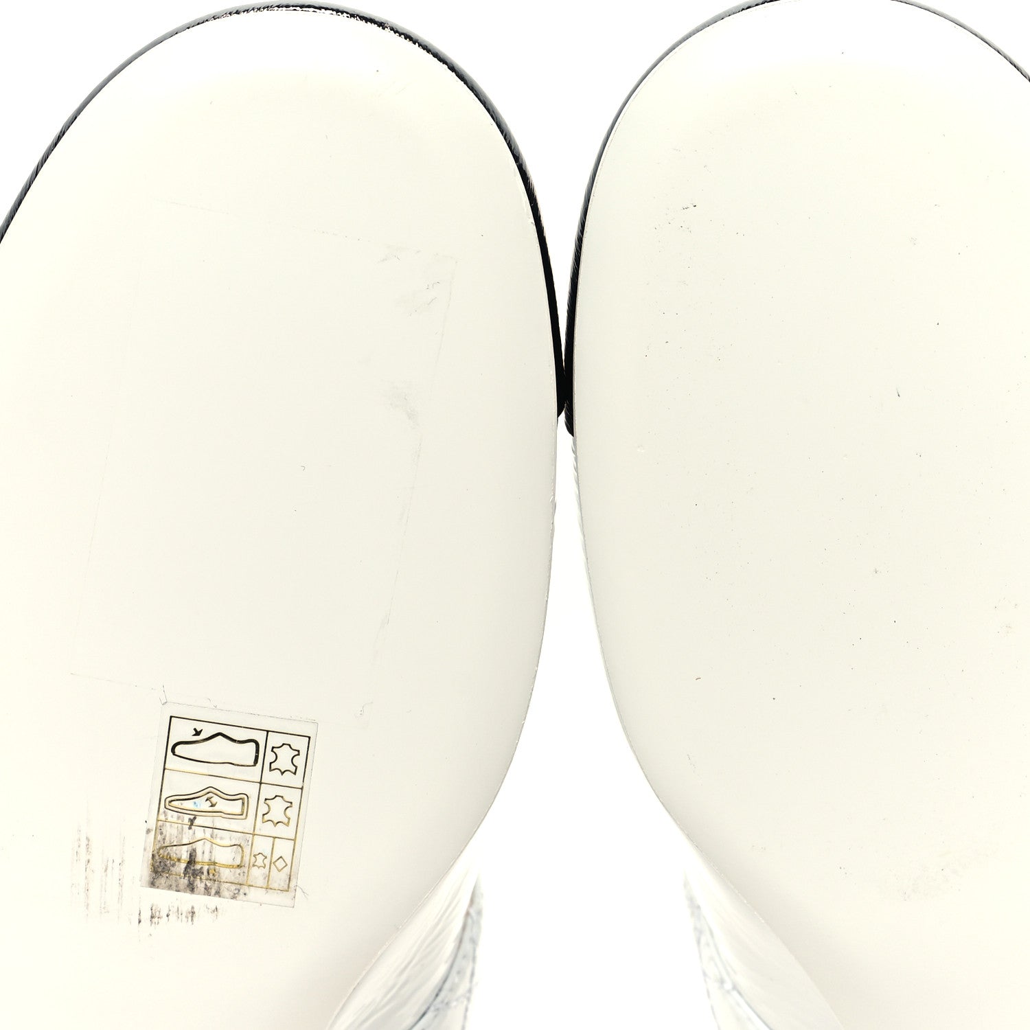 Chanel Patent Goatskin Cap Toe Mary Janes 40 White Black 8 of 11