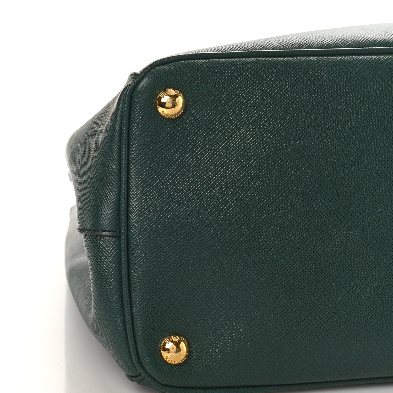 Prada Saffiano Large Galleria Double Zip Tote Smeraldo 7 of 8